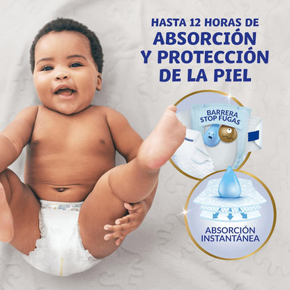 Dodot Sensitive Talla 4, 192 Pañales Para Bebé, 9kg-15kg, Hasta 12 h De Protección Antifugas y Protección Para La Piel